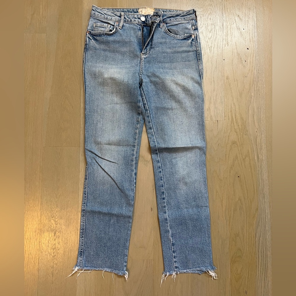 Free People Light Blue Ankle Jeans